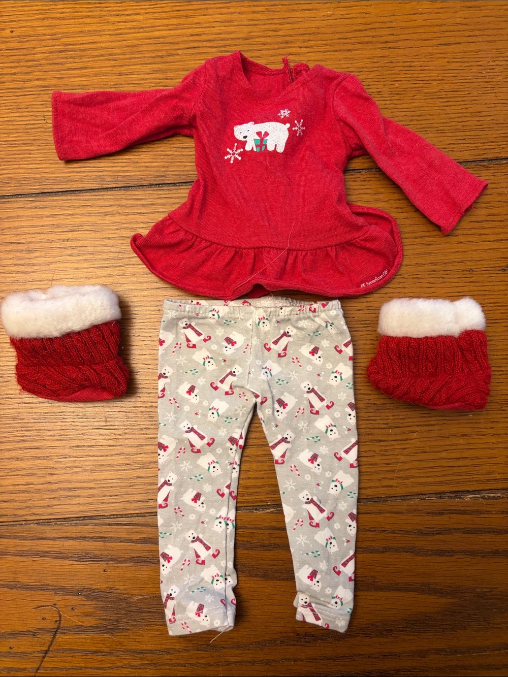 American Girl Playful Polar Bear Pajamas